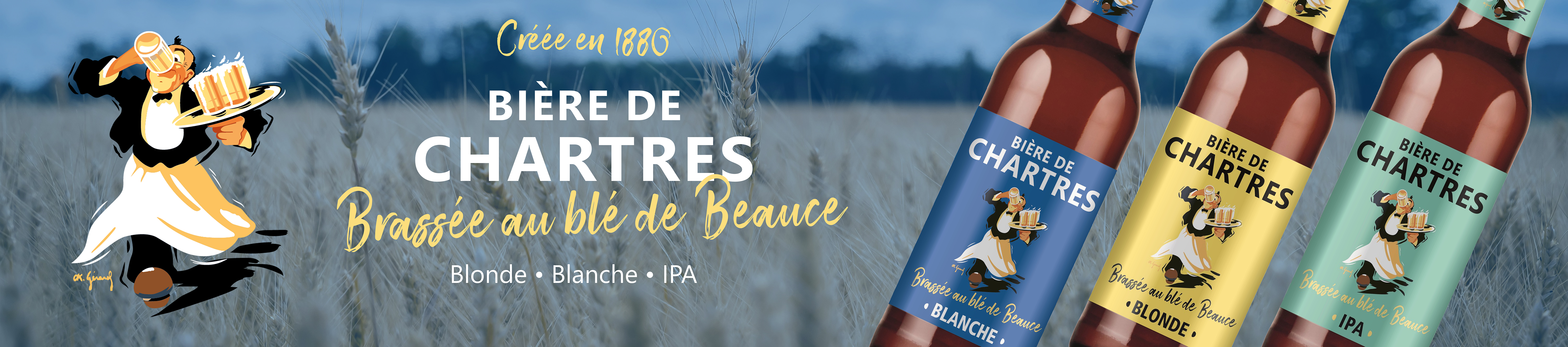 Baniere biere de chartres